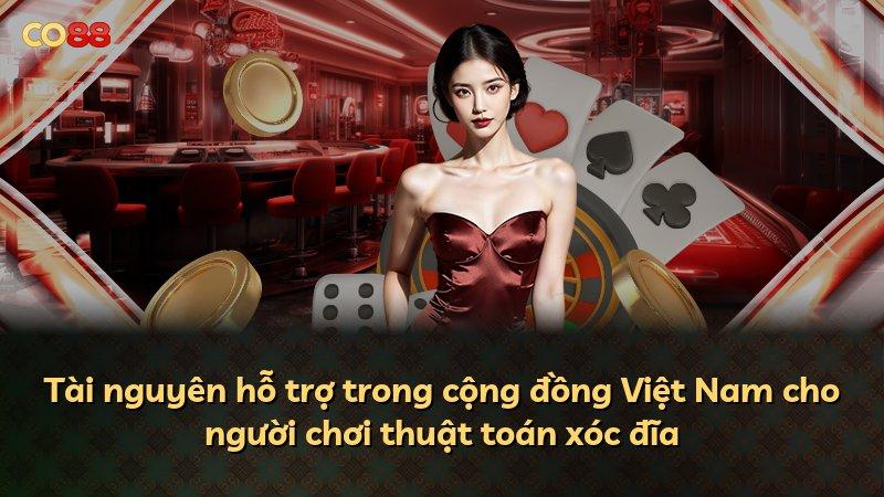 Tài nguyên hỗ trợ trong cộng đồng Việt Nam cho người chơi thuật toán xóc đĩa