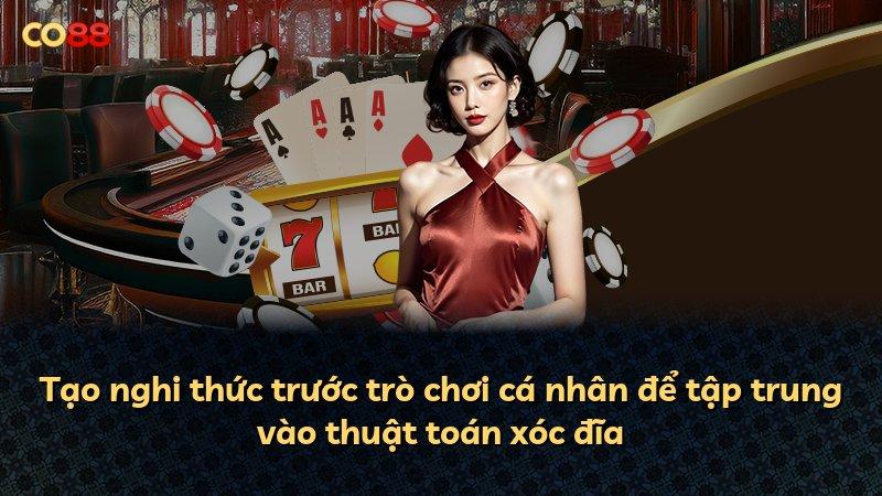 Tạo nghi thức trước trò chơi cá nhân để tập trung vào thuật toán xóc đĩa