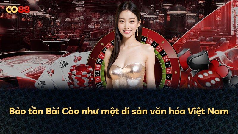 Bảo tồn Bài Cào như một di sản văn hóa Việt Nam